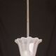 Mid-Century Murano Pulegoso Glass Lantern by Seguso, 1950s