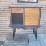 Upcycled 50s-60s bedside table