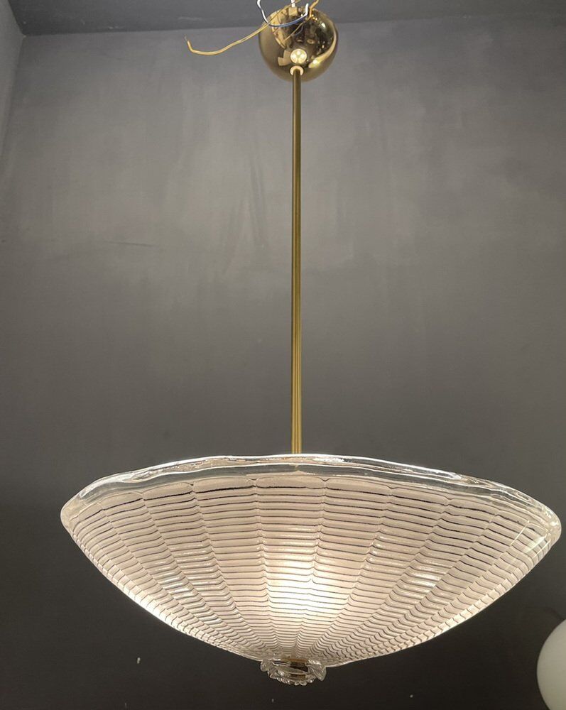 Italian Light Pendant in Murano Glass, 1980s