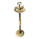 Marble and brass standing ashtray H74 D17