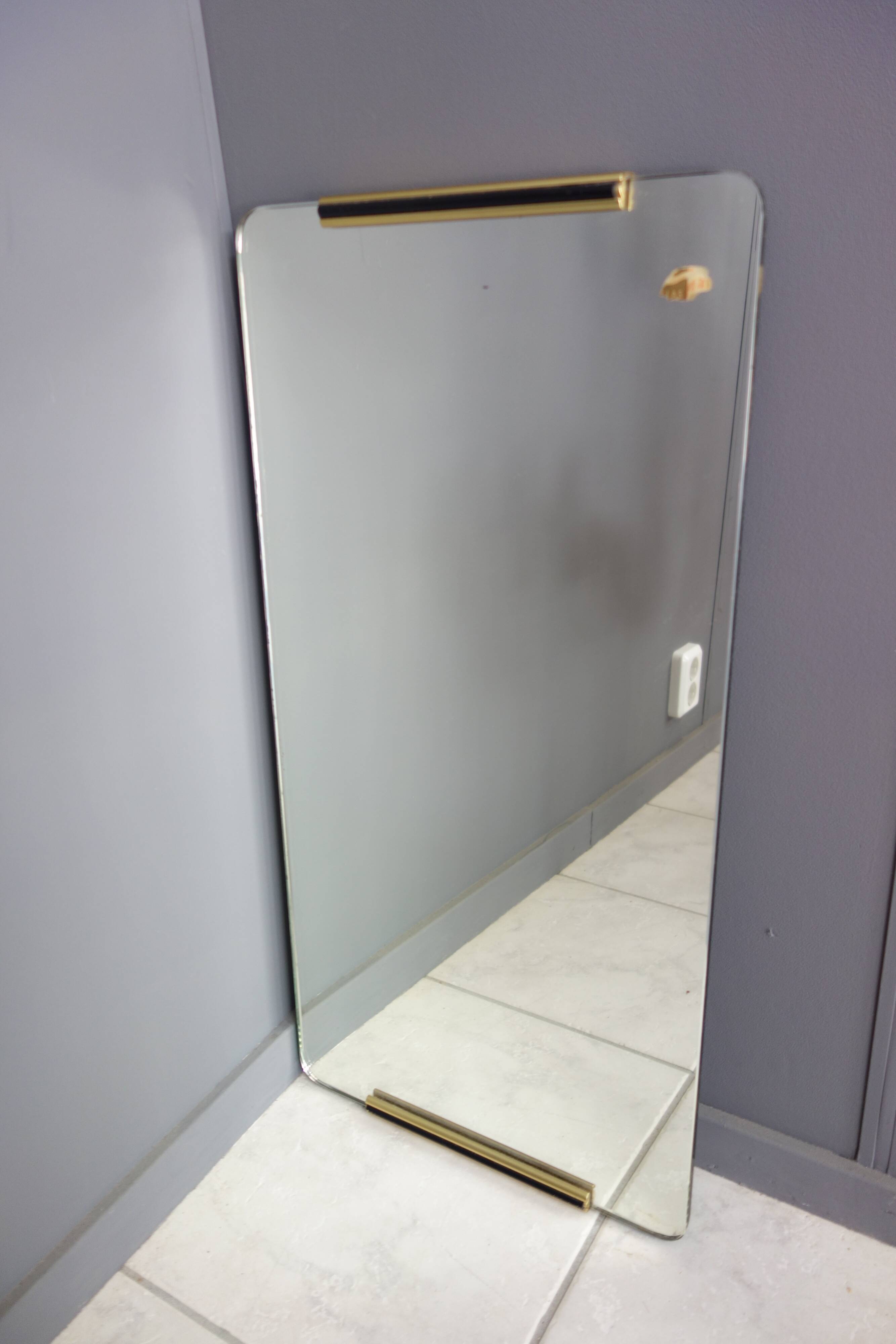 Miroir des années 1950 - 70x35cm