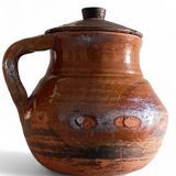 Rustic Terracotta Cooking Olla, Hand-Crafted, Spanish, 19th Century