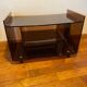 TV stand 70s smoked plexiglass