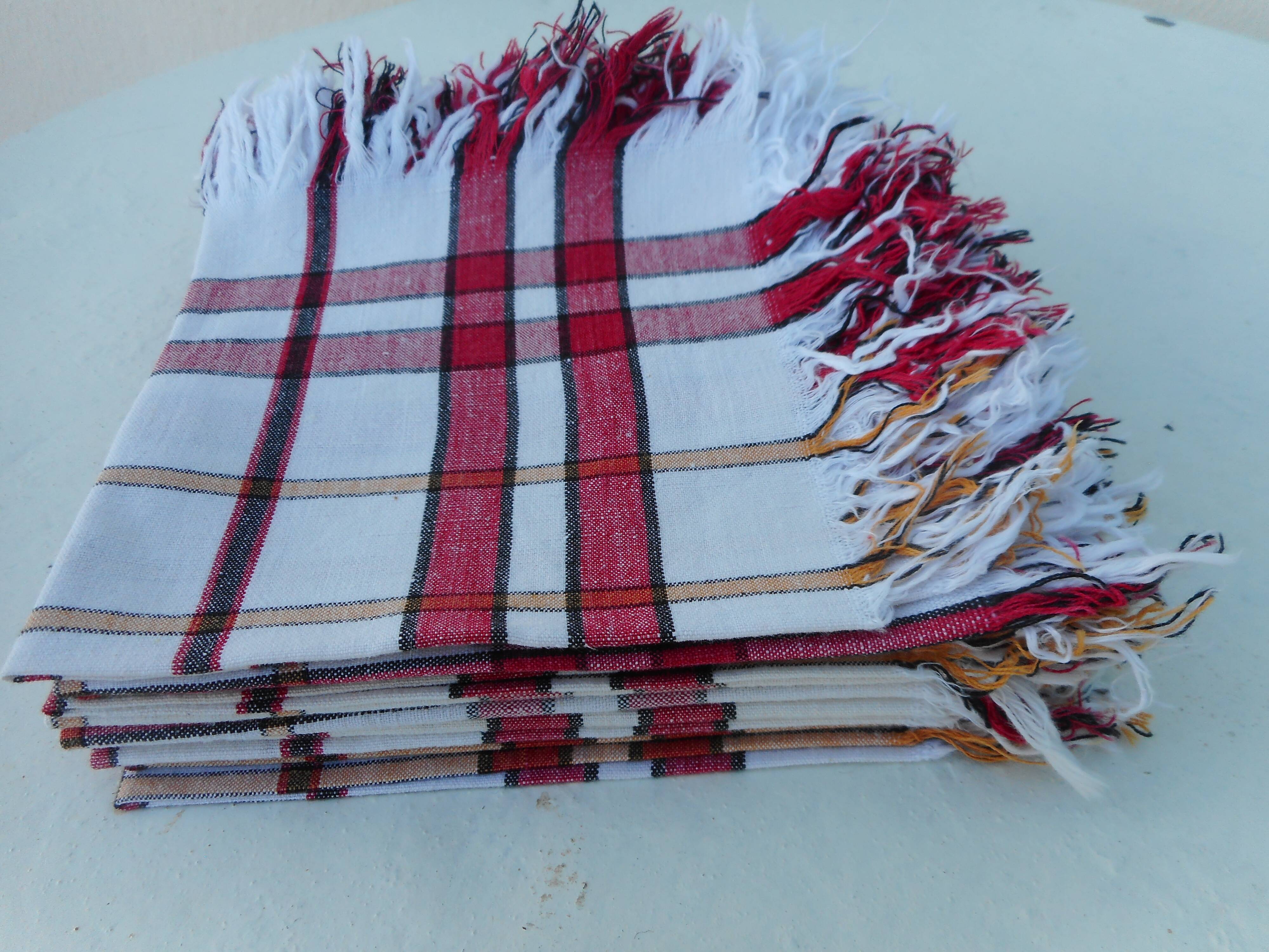 Set of 10 tea towels