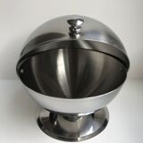 Metal sugar bowl style space age seventies 70s