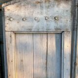 Pair of patinated wood shutters 19th