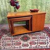 Mid century retro vintage teak McIntosh coffee table 1960