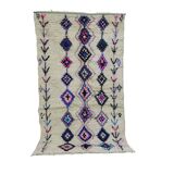 Handmade moroccan berber rug 217 x 117 cm