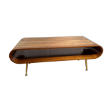 Table basse en teck vintage