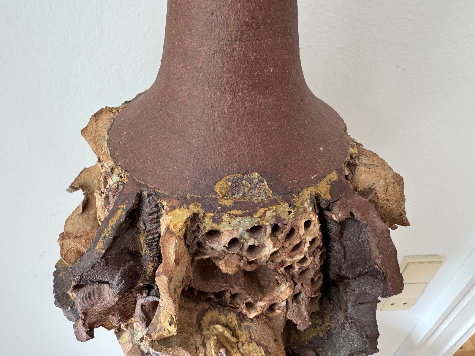 Table lamp by Bodil Marie Nielsen, denmark,  brutalist, 1960s