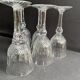 6 Red/White Wine Glasses – Mouth Blown and Hand Cut Crystal