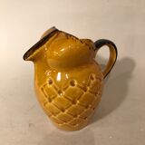 Yellow ceramic pitcher pineapple by Mireille 1950