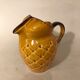 Yellow ceramic pitcher pineapple by Mireille 1950
