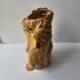 Ceramic jug resembling a tree trunk signed Aegitna Vallauris Years