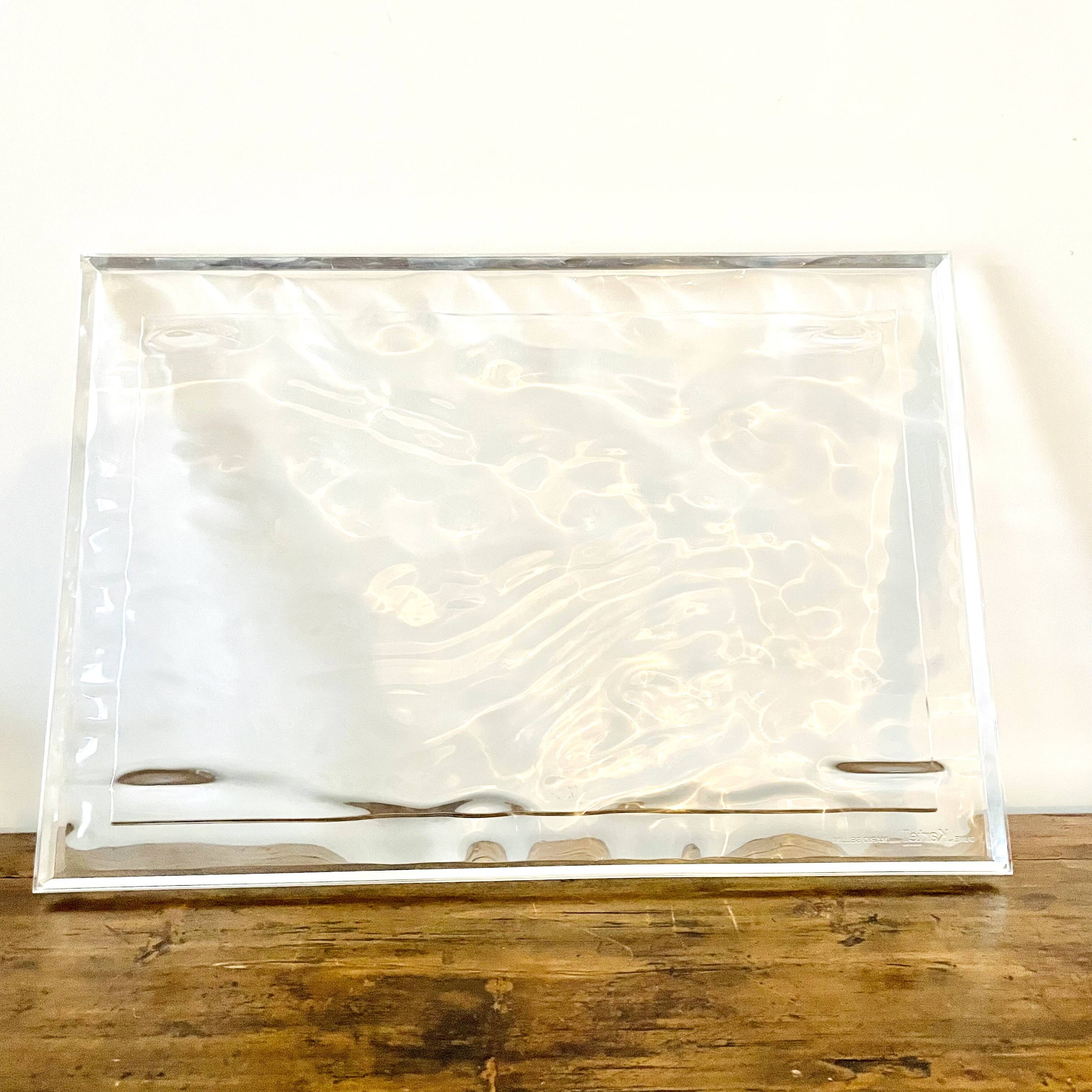 Serving tray dune big by kartell design mario bellini made in italy