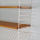 Vintage shelves with metal frame