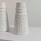 Paire de vases en porcelaine vintage de biscuits par KPM Bavaria
