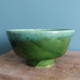 Planter, flower pot in glazed ceramic