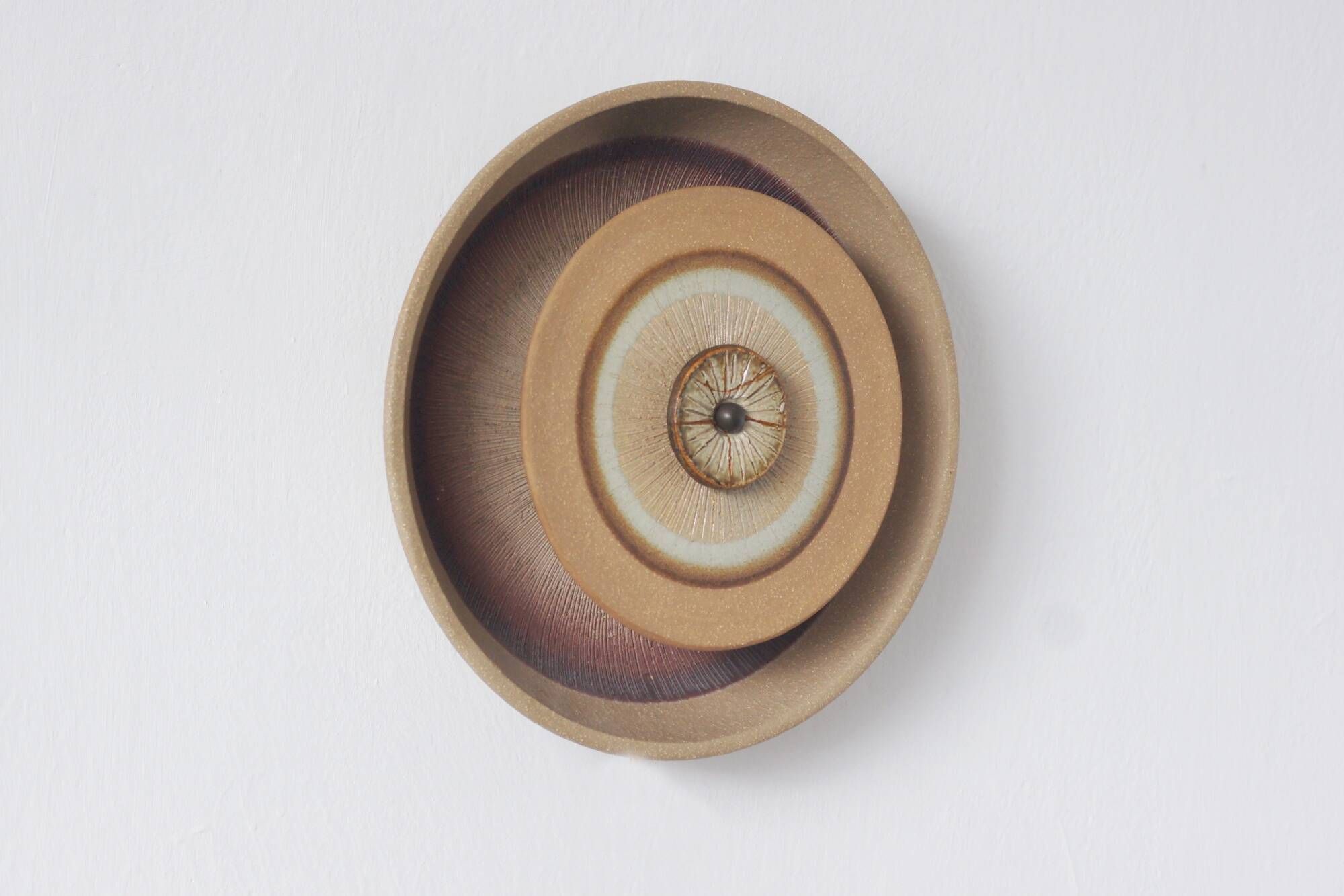 Ceramic Wall Sconce by Noomi Backhausen for Søholm, Denmark, 1960s