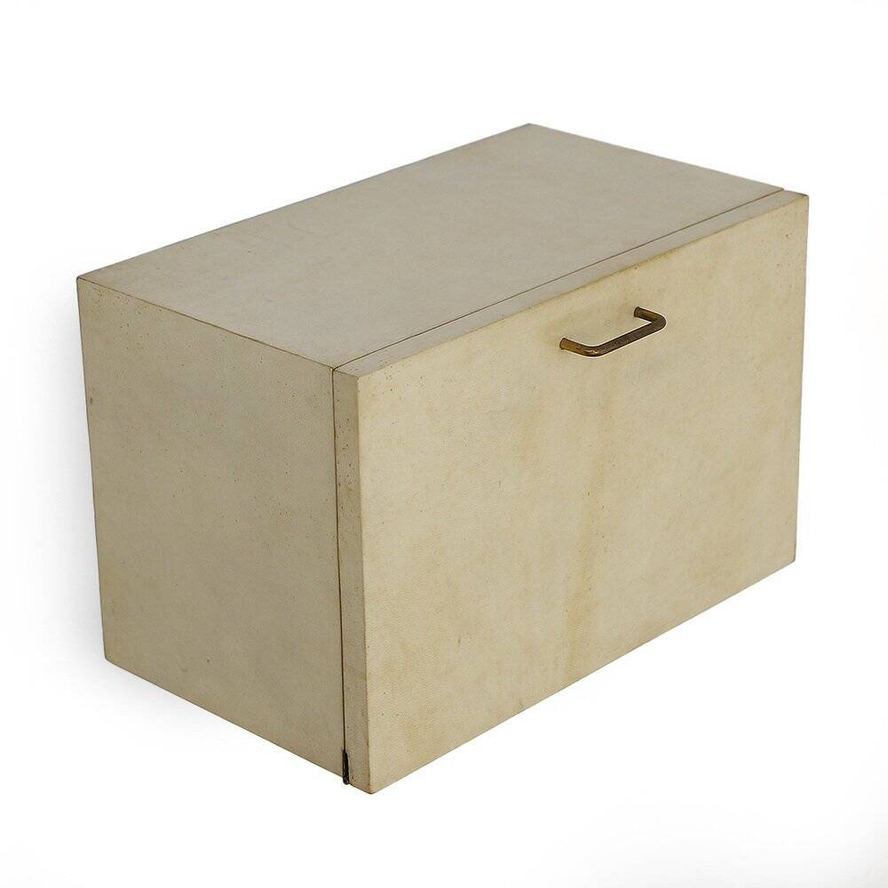 Wall-mounted cabinet parchment, 1950s