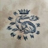 Ancient footbath Terre de Fer Salins – François I model