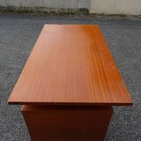 Vintage wood metal desk from the 60s