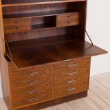 Rosewood drop front secretary desk by Axel Christensen, Odder, ACO Møbler, Denmark, 60s