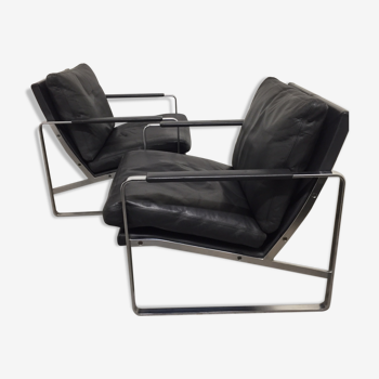 Paire de fauteuils modèle 710 de Preben Fabricius pour Walter Knoll