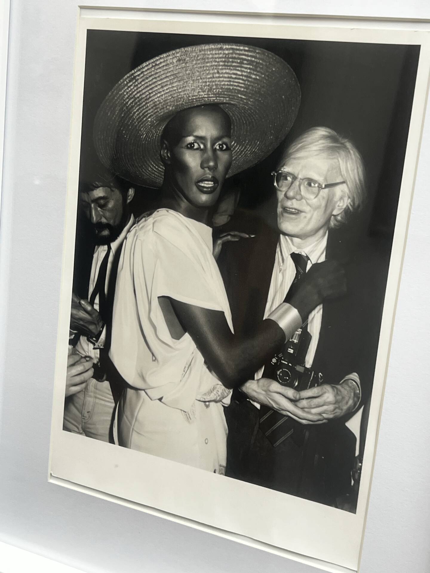 Ron Galella - Grace Jones & Andy Warhol, Studio54, 1978 Silver print