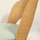 Chaises de salle à manger en chêne naturel, lot de 2/4/6/8, pour salle à manger, restaurants (HoReCa), bureau