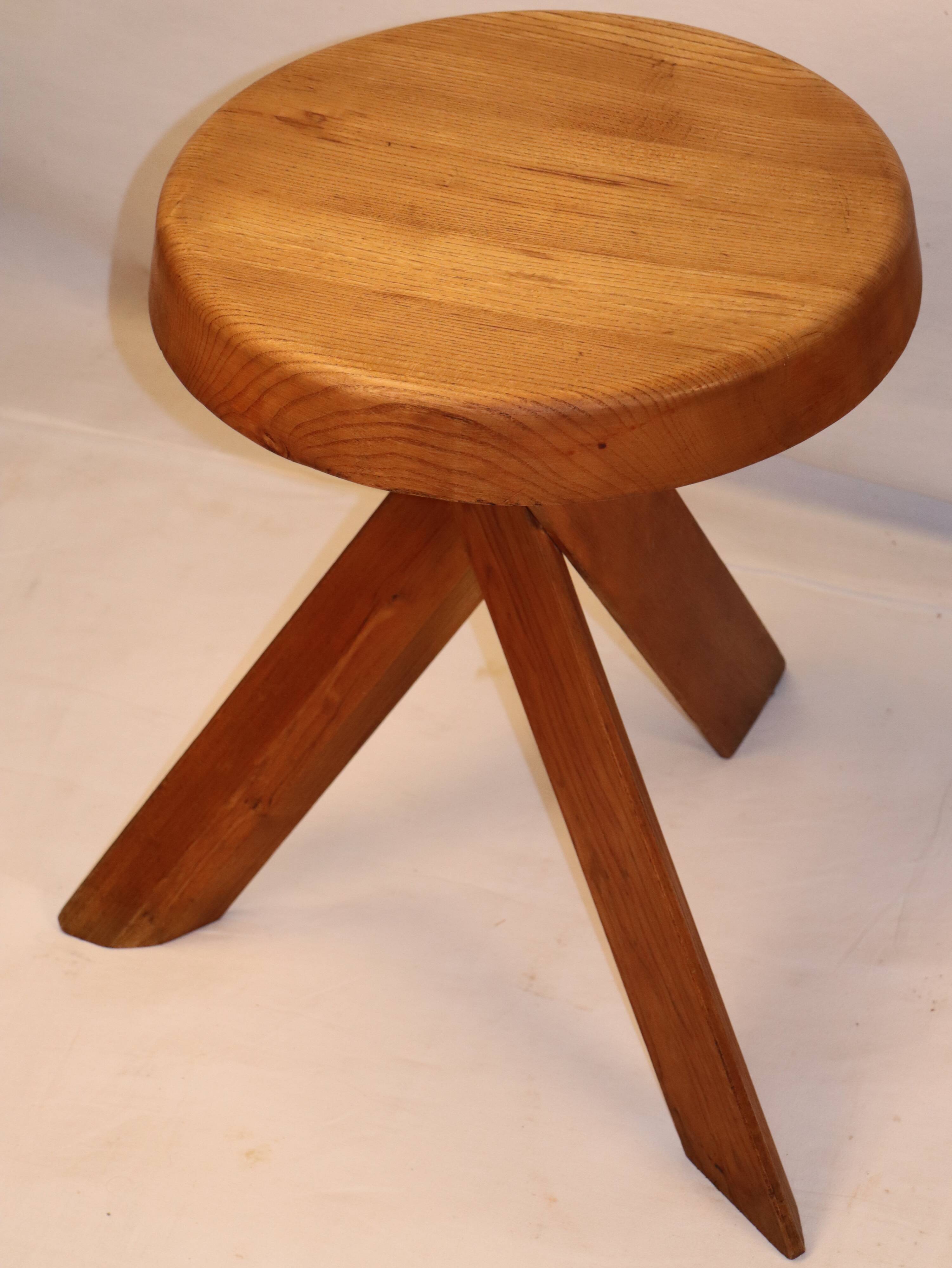 Pierre Chapo's pair of S31 stools