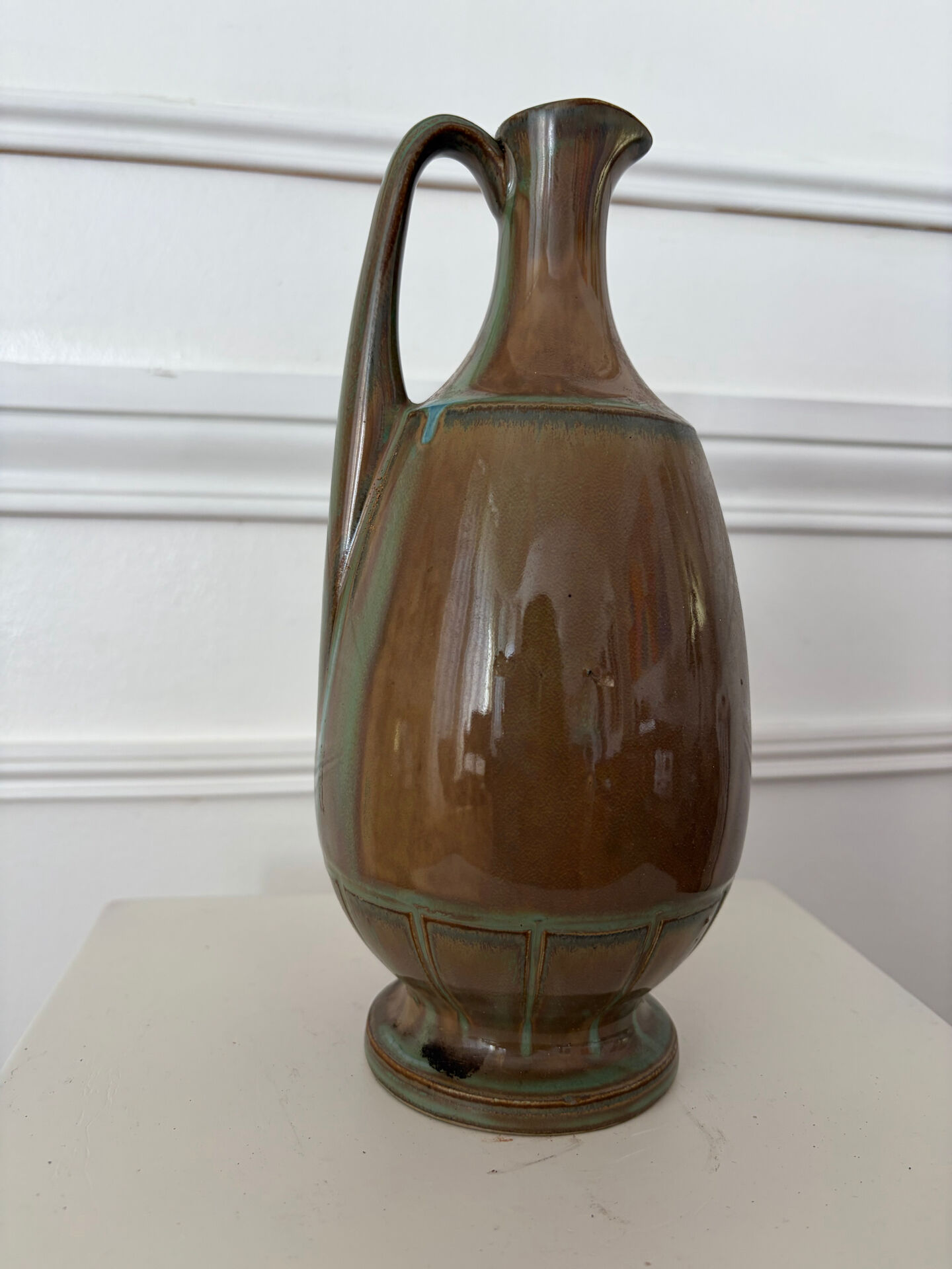 Ceramic jug Doulton Lambeth 1895