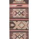 Vintage Turkish hallway rug 78x728 cm