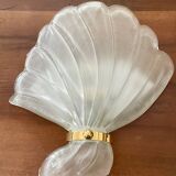 Vintage Murano shell wall lamp
