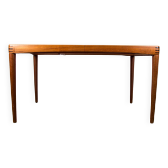 Danish Extendable Teak Dining Table by Henry Walter Klein for Bramin.