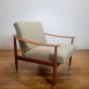 Vintage lounge chair in teak by Carl Straub, 1960