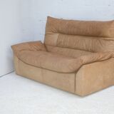 Sofa by Michel Ducaroy, leather, 1978. Model Dianthus. Edited by Ligne Roset.