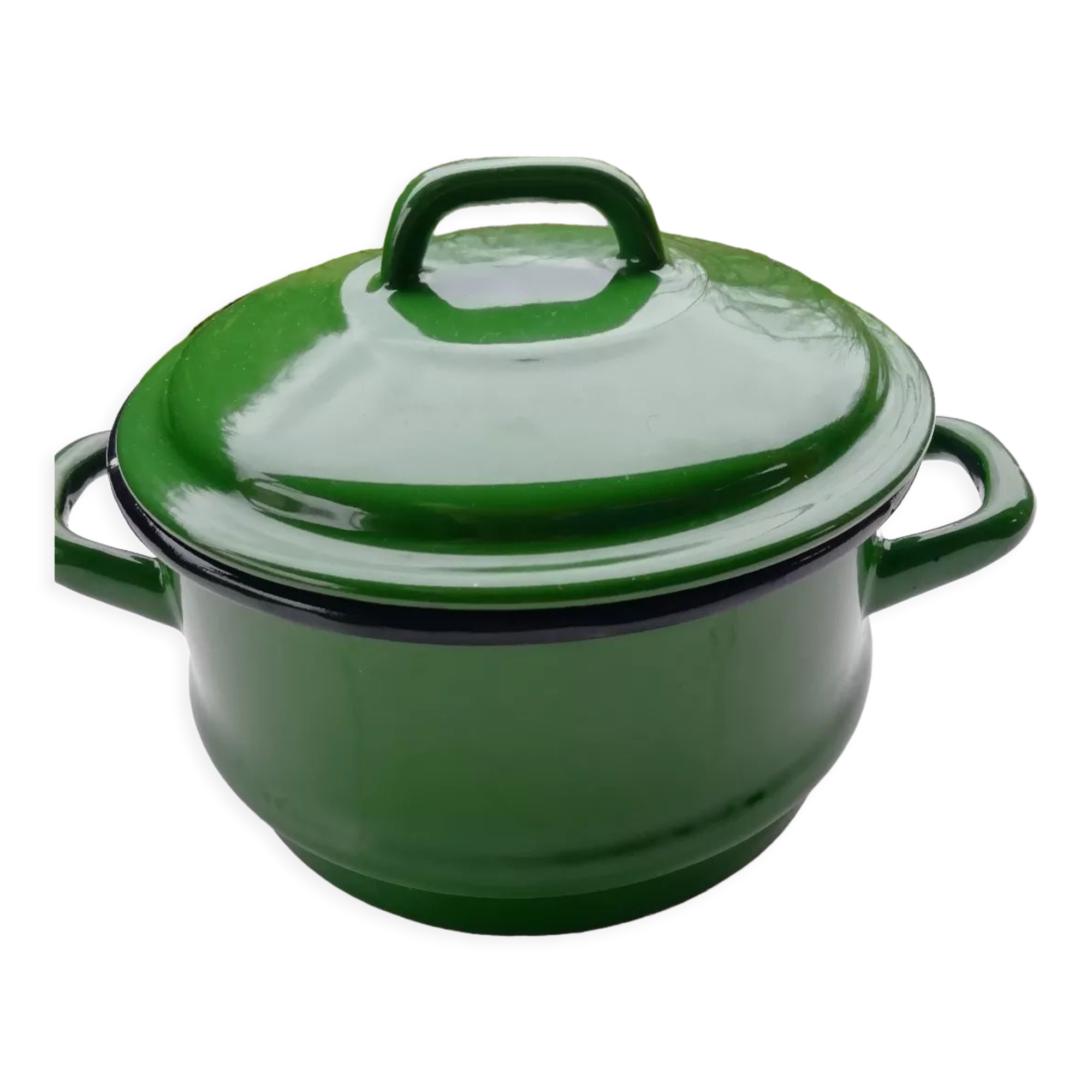 Enameled sheet metal casserole dish