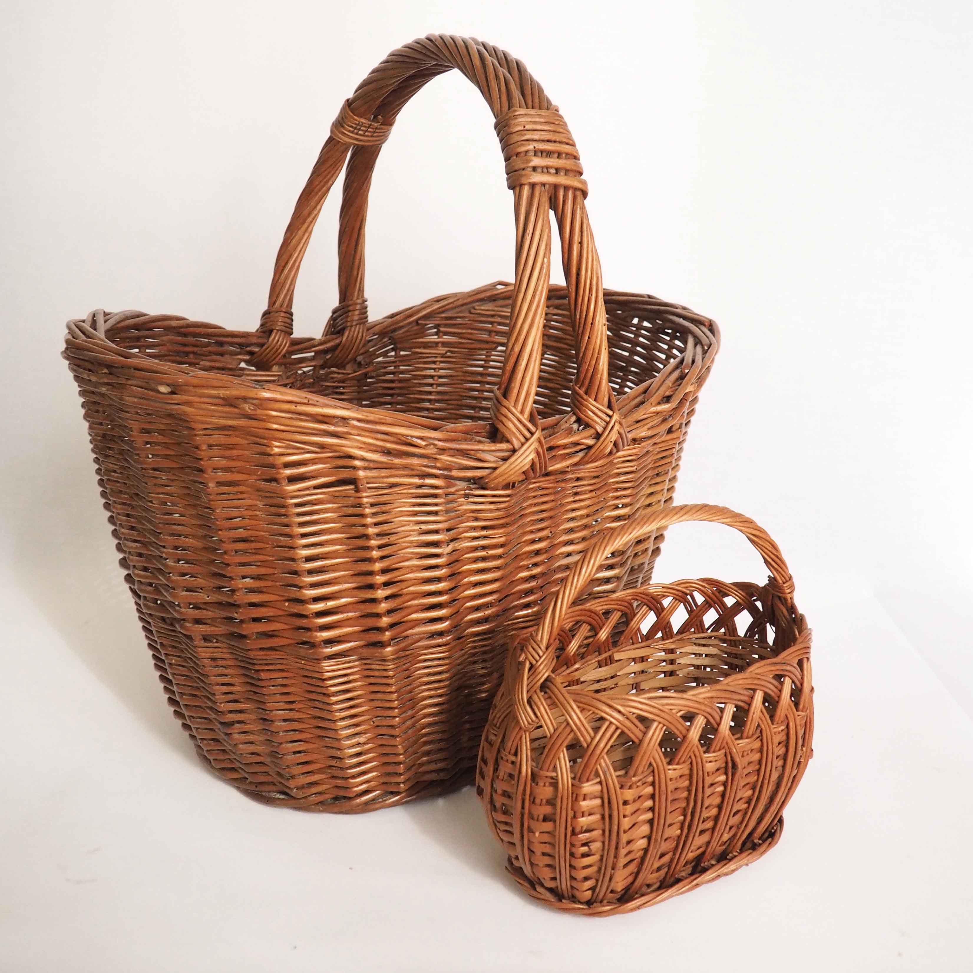 Old wicker basket