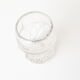 Moulded glass vase