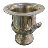 Antique ice bucket or champagne bucket - silver-plated metal