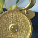 Pair of moon and gold candlesticks