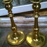 Paire de bougeoirs ancien