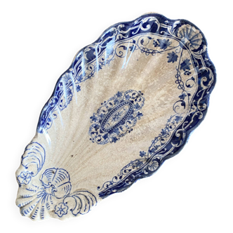 Ravier en terre de fer coquille Jules Vieillard, service "Louis XV"