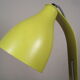 Metal desk lamp to install , Vintage design , anise green fork foot