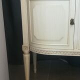 Enfilade style Louis XVI lacquered cream