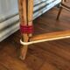 Rattan bistro chair and braiding