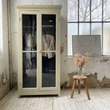 Glazed hosiery cabinet showcase