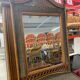 Vintage rattan mirror - 85x125cm
