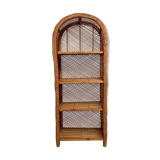 Vintage rattan shelf
